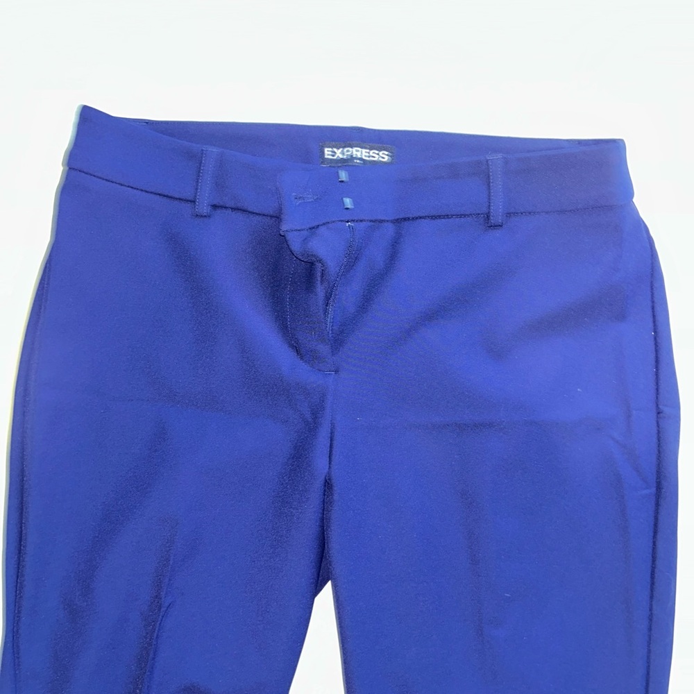Express Blue Tailored Trousers for Smart Casual Wear